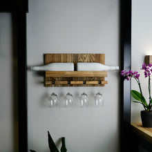 Load image into Gallery viewer, Wine Rack - Wooden Wall Wine Bottle Rack