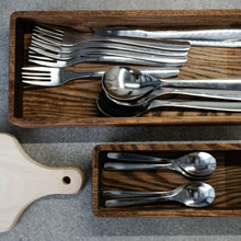 Load image into Gallery viewer, Cutlery Box - Wooden Kitchen Tools Box