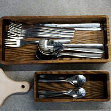 Load image into Gallery viewer, Cutlery Box - Wooden Kitchen Tools Box