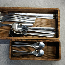 Load image into Gallery viewer, Cutlery Box - Wooden Kitchen Tools Box