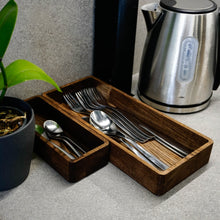 Load image into Gallery viewer, Cutlery Box - Wooden Kitchen Tools Box