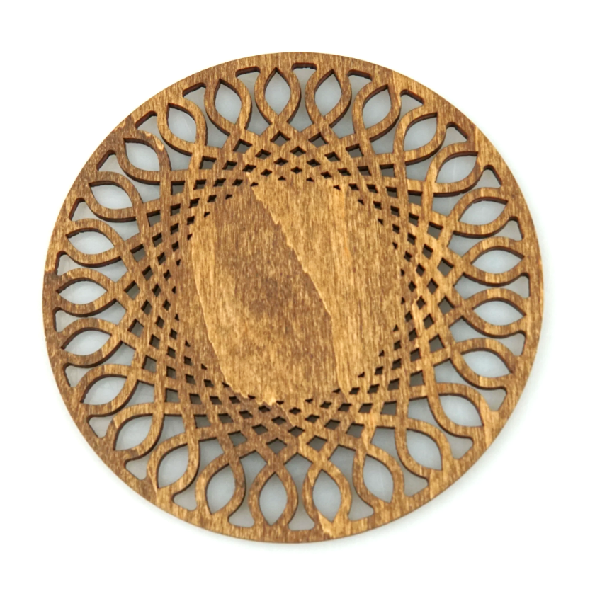 Round Wooden Mug Coaster 