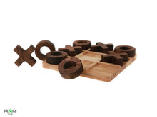 Load image into Gallery viewer, Wooden Tic Tac Toe Game - Wood XO Board Table Game