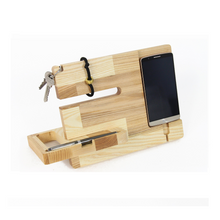 Load image into Gallery viewer, Wooden Docking Station - Desk Organizer, Rack