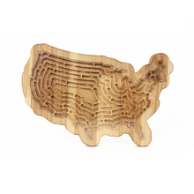 Load image into Gallery viewer, Labyrinth Toy - Wood Maze Board Toy For Kids 11 Countries