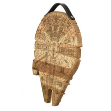 Load image into Gallery viewer, Millennium Falcon Cutting Board - Wood Chopping board