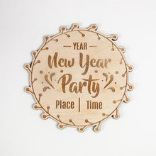 Load image into Gallery viewer, Christmas Invitation card- set of 10 invitations