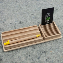 Load image into Gallery viewer, Wooden Desk Organizer - Desk Accessories Organizer