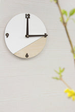 Load image into Gallery viewer, Wood And Acrylic Glass Wall Clock