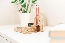 Load image into Gallery viewer, Wooden Desk Organizer - Desk Organizer