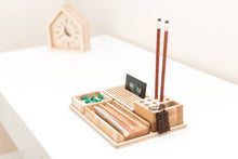 Load image into Gallery viewer, Wooden Desk Organizer - Desk Organizer