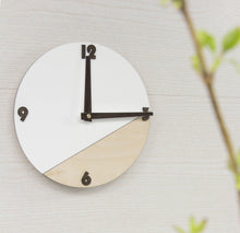 Load image into Gallery viewer, Wooden Clock - Wood Wall Clock