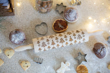 Load image into Gallery viewer, Rolling Pin - wooden rolling pin ( Christmas trees )