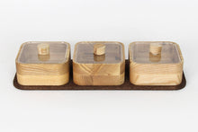 Load image into Gallery viewer, Spice Jars - Wooden spice boxes