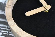 Load image into Gallery viewer, Wooden Clock -Black Wood Wall Clock