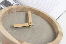Load image into Gallery viewer, Wooden Clock - Grey Wood Wall Clock