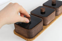 Load image into Gallery viewer, Spice Jars - Wooden Spice Boxes