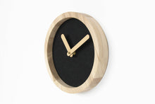 Load image into Gallery viewer, Wooden Clock -Black Wood Wall Clock