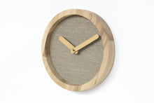Load image into Gallery viewer, Wooden Clock - Grey Wood Wall Clock