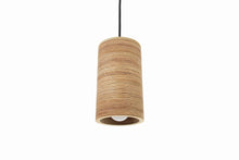 Load image into Gallery viewer, Wood lamps- hanging wood lamps set of 3