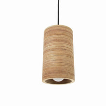 Load image into Gallery viewer, Wooden lamp - hanging wooden lamp