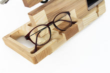Load image into Gallery viewer, Wooden Docking Station - Desk Organizer, Rack