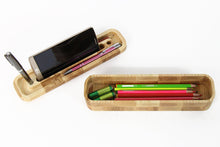 Load image into Gallery viewer, Wooden Desk Organizer - Wooden  Organizer / Box