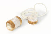 Load image into Gallery viewer, Wood lamp - wooden hanging lamp