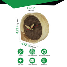 Load image into Gallery viewer, Table clock, Wooden Clock