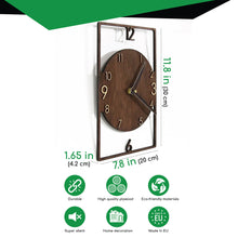 Load image into Gallery viewer, Unique Wall Clock, Wooden Wall Clock