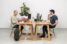 Load image into Gallery viewer, wood desk for work plywood promidesign