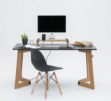 Load image into Gallery viewer, sustainable desk workspace birch anti-scratch laminated top workstation office Karya