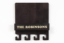 Load image into Gallery viewer, Mail holder - wooden mail and keys holder
