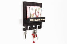 Load image into Gallery viewer, Mail holder - wooden mail and keys holder