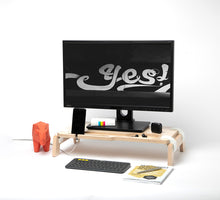 Load image into Gallery viewer, Monitor Stand - wooden monitor stand