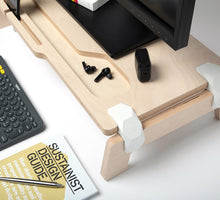 Load image into Gallery viewer, Monitor Stand - wooden monitor stand