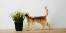 Load image into Gallery viewer, Wooden Piggy Bank Cat (Engraving)