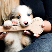 Load image into Gallery viewer, Dog toy - wood dog toy bone BIG