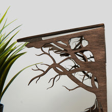 Load image into Gallery viewer, Wooden bird feeder "Transparent" with organic glass