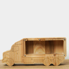 Load image into Gallery viewer, Wooden Piggy Bank Truck (Engraving)
