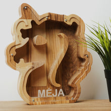 Load image into Gallery viewer, Wooden Piggy Bank Unicorn (Engraving)