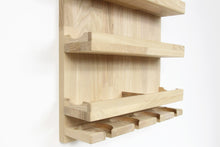 Load image into Gallery viewer, Wine Rack - Wooden Wall Wine Bottle Rack (Light)