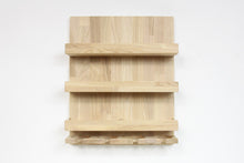 Load image into Gallery viewer, Wine Rack - Wooden Wall Wine Bottle Rack (Light)