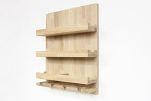 Load image into Gallery viewer, Wine Rack - Wooden Wall Wine Bottle Rack (Light)