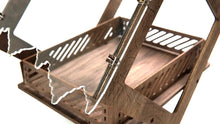 Load image into Gallery viewer, Wooden bird feeder "Modern" with organic glass