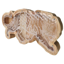 Load image into Gallery viewer, Wooden Piggy Bank Tiger (Engraving)