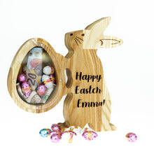 Load image into Gallery viewer, Wooden Piggy Bank Easter Bunny (Engraving)
