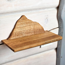 Load image into Gallery viewer, Personalized Mount Everest Wooden Mountain Shelf, Floating Wall Decor