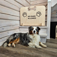 Load image into Gallery viewer, Handcrafted Wood Pet Blocker for Room Entrances &amp; Open Areas, No-Drill Dog Barrier Gate for Quick Setup in Any Home