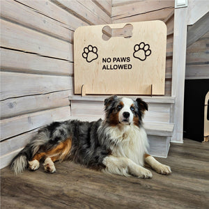 Wooden Dog Stopper, Pet Barrier for Dog Room Stopper, Home Décor for Pet Lovers, Gift for Dog Owners